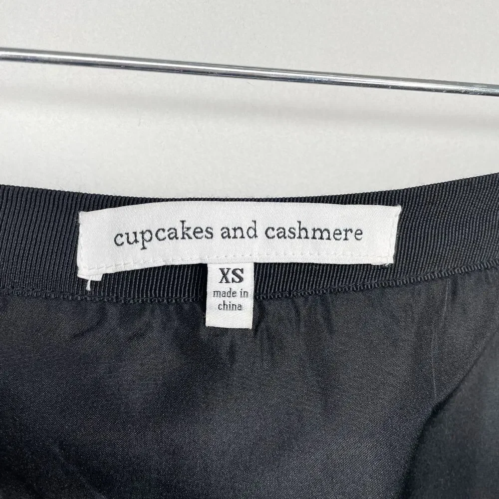 Cupcakes and Cashmere Scarlet Sequin Celestial Star Layered Tulle Midi Skirt XS